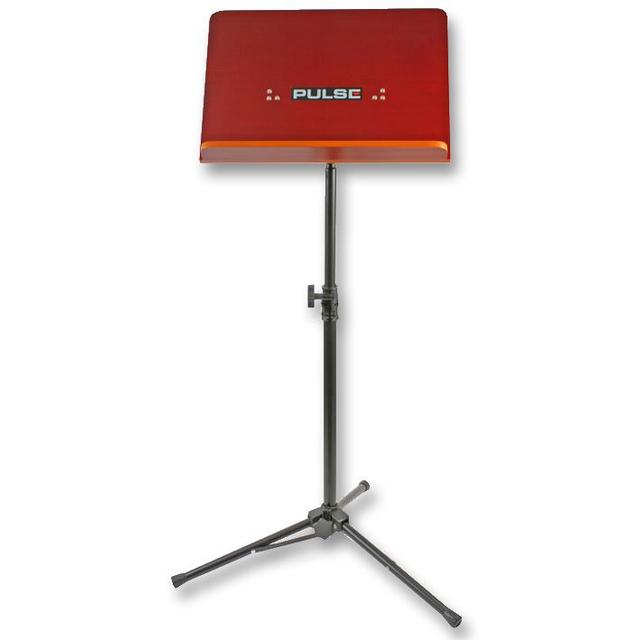 Adjustable Music Stand With Wooden Top Pulse