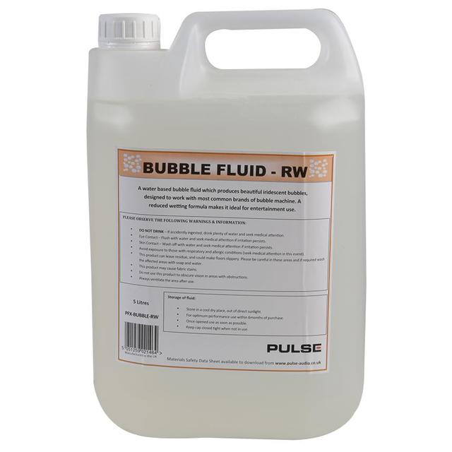 Reduced Wetting Bubble Fluid, 5 Litre