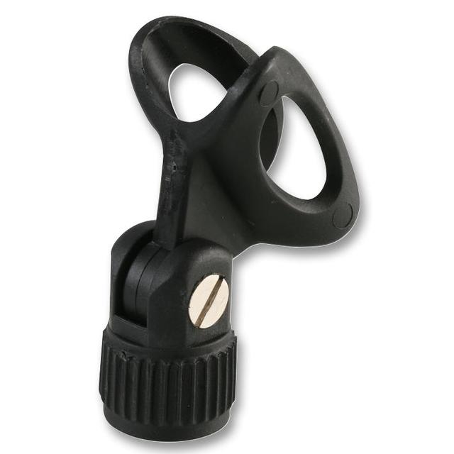 Microphone Clip, 22-25mm with 5/8 inch Plastic Thread